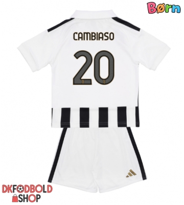 Juventus Andrea Cambiaso #20 Hjemmebanesæt Børn 2026-27 Kort ærmer (+ korte bukser)